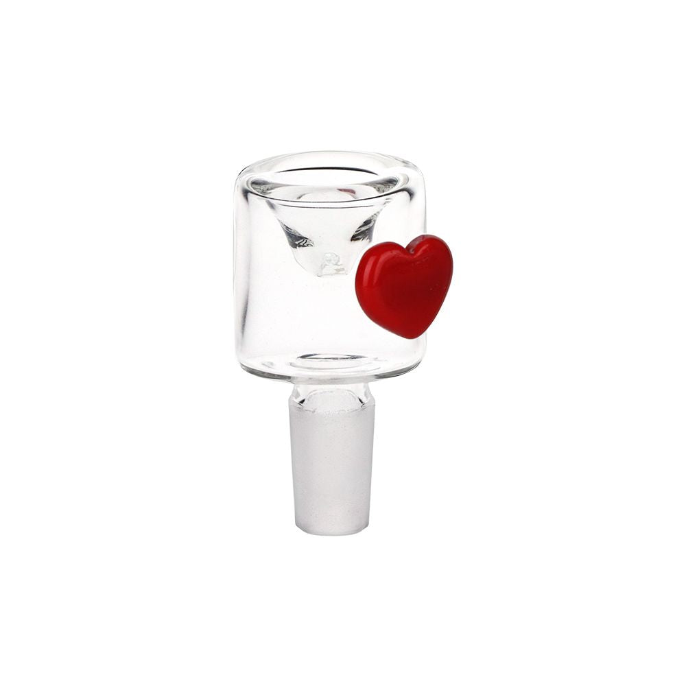 Pipe à eau en verre Pulsar Cupids Heart Bubble Base - 12" / 14 mm F