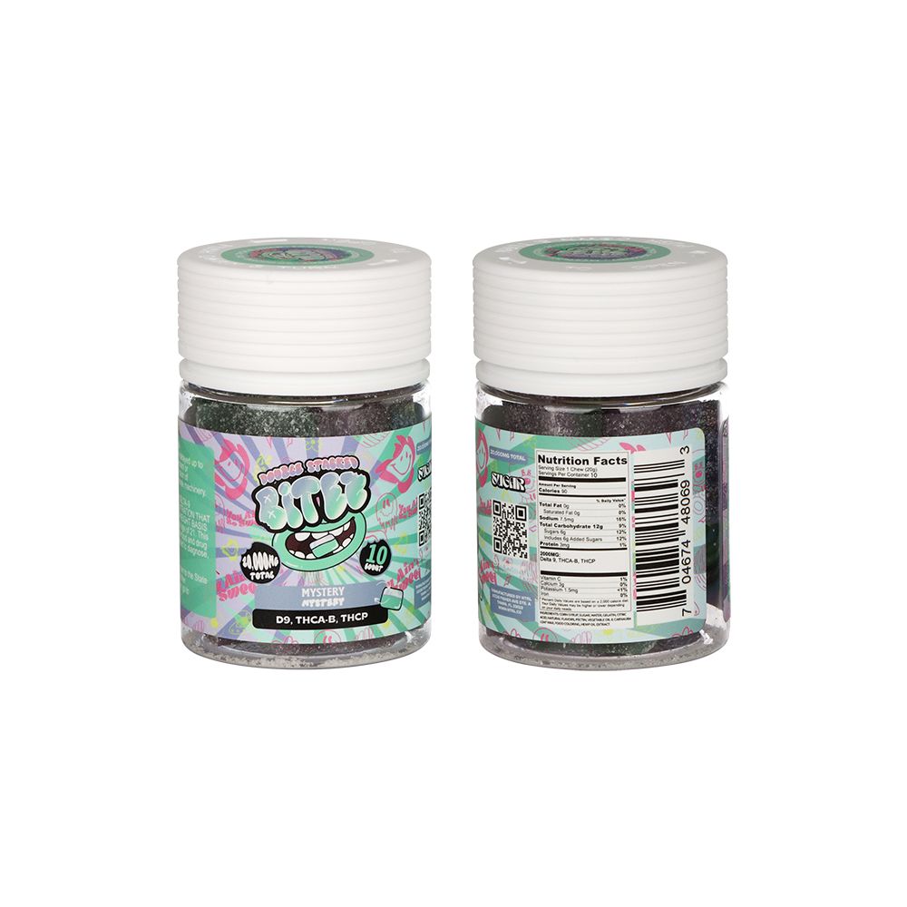 Double Stacked THC Bitez | 20000mg | 10pc | 6pk Display