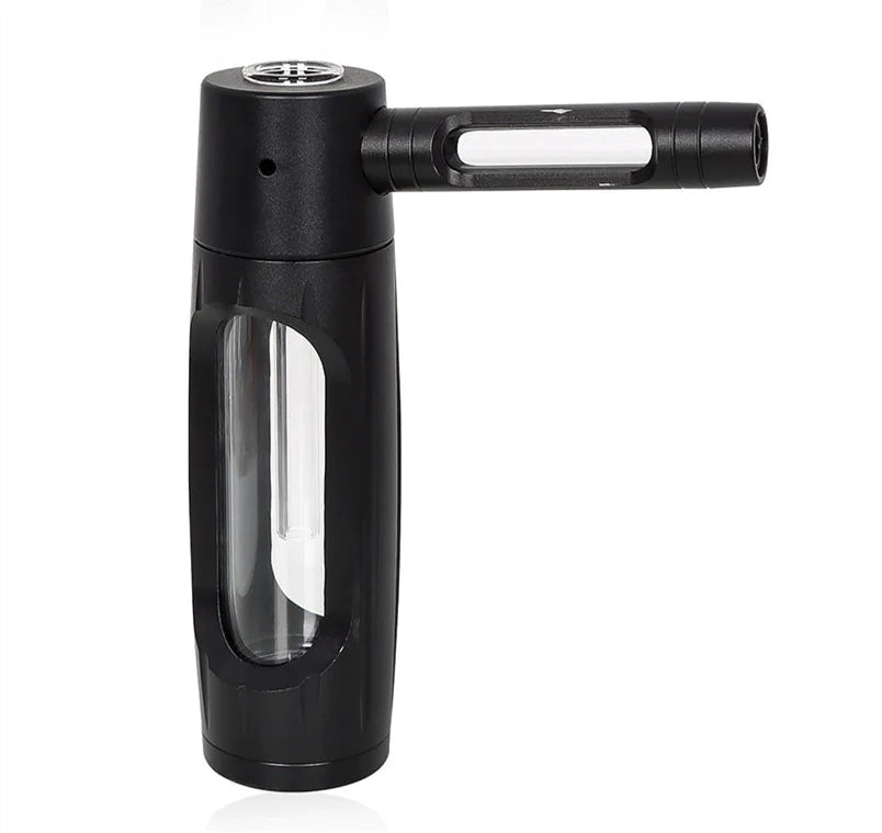 New 150mm Portable Aluminum Alloy Glass Smoking Pipe