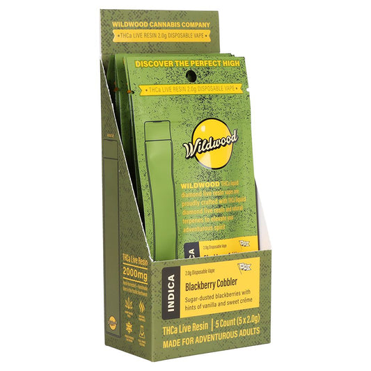 Wildwood Dispensary Grade Live Resin THCA Disposable | 2g | 5ct Display