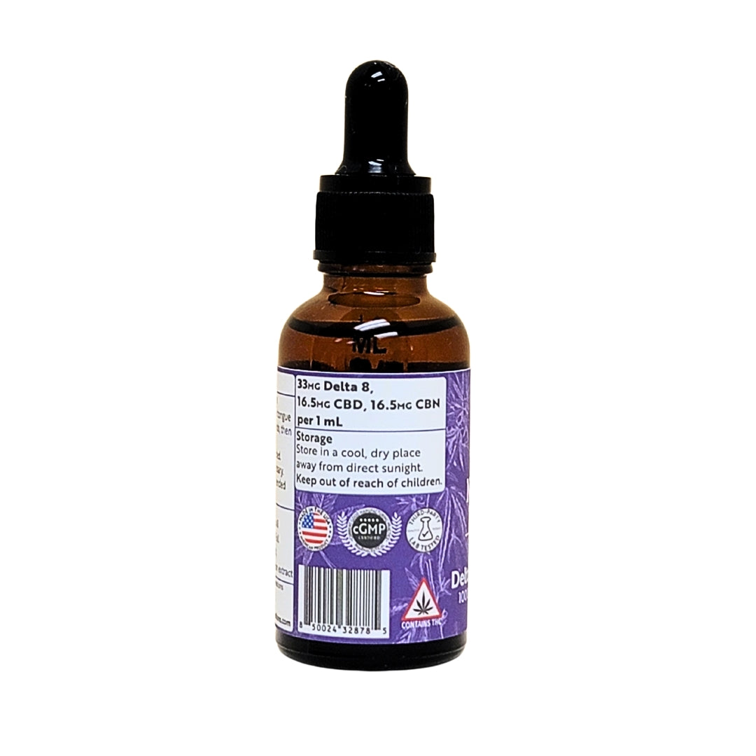 Nighttime Tincture 2000mg | Delta 8, CBN, CBD | Lemon | Carolina Cannabis Creations