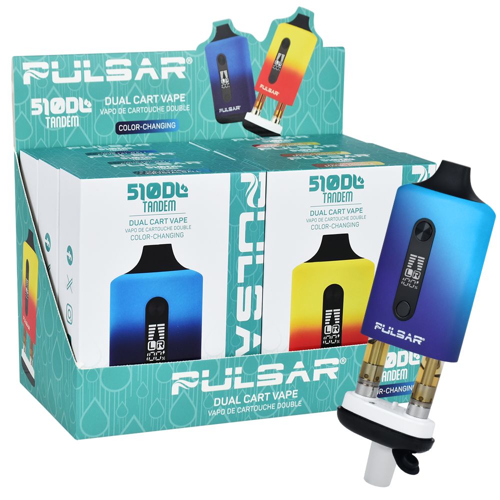 Pulsar 510 DL Tandem Dual Cart Bar | 650 mAh
