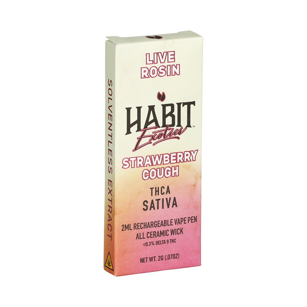 Habit Exotics THCA Live Rosin Disposable | 2g | 10ct Display