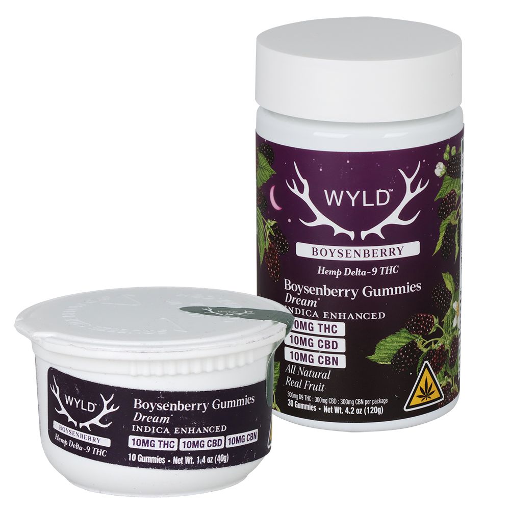 WYLD D9 Blend Gummies 3:1 D9, CBD, & CBN
