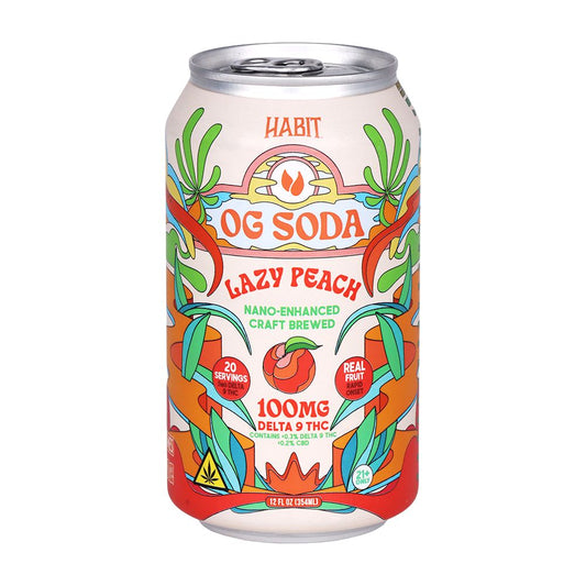 Habit D9 THC OG Soda | 12oz | 100mg | 6ct Pack