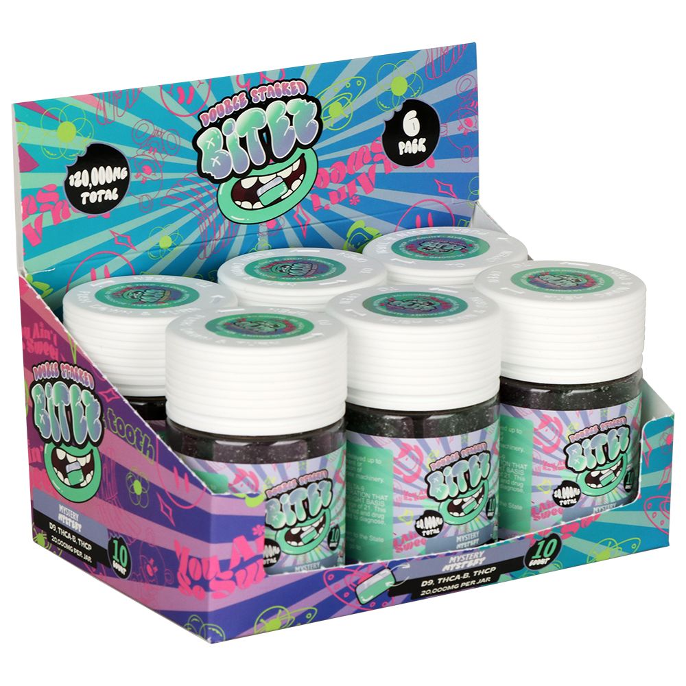 Double Stacked THC Bitez | 20000mg | 10pc | 6pk Display
