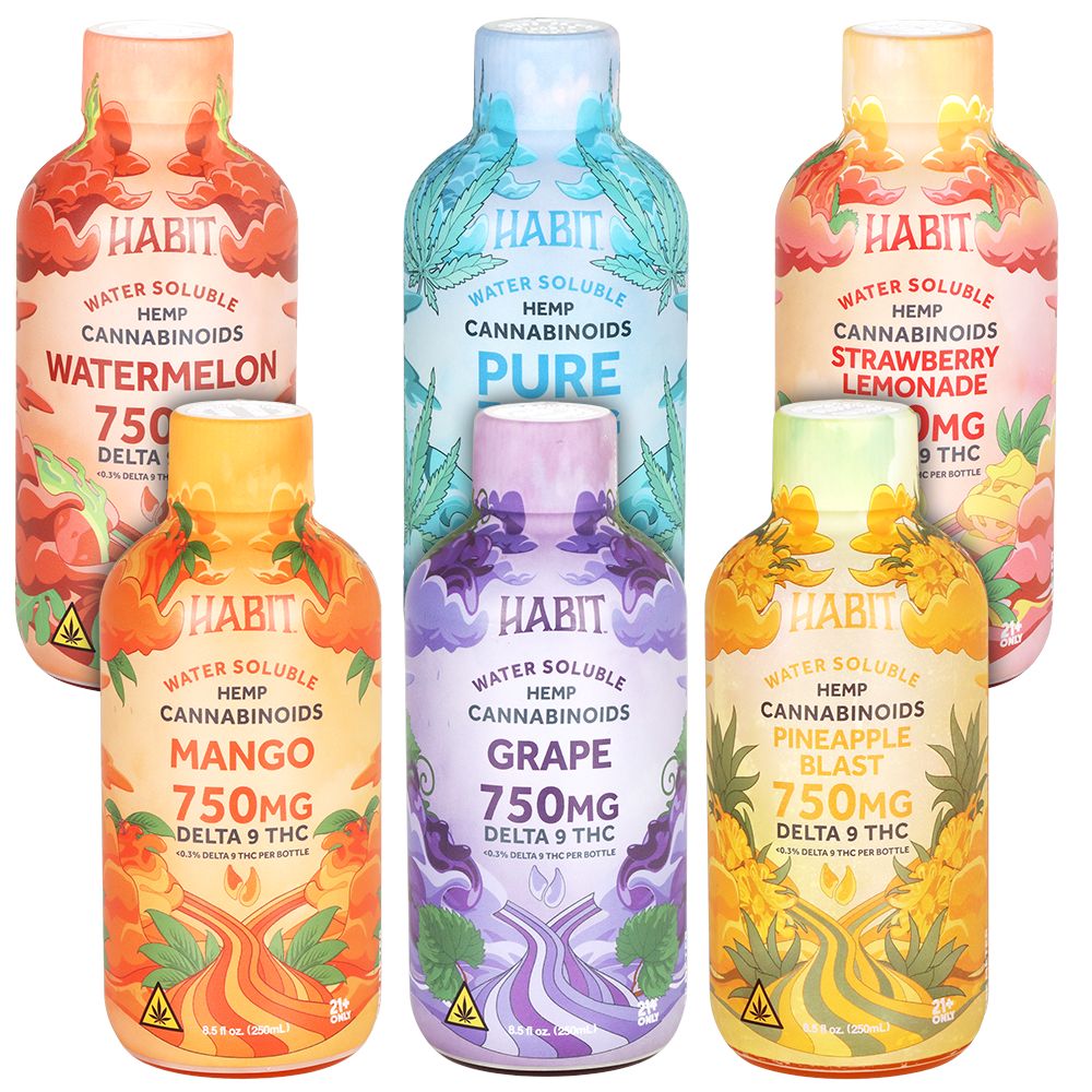 Habit Water Soluble Full Spectrum D9 THC Syrup | 8.5oz | 750mg