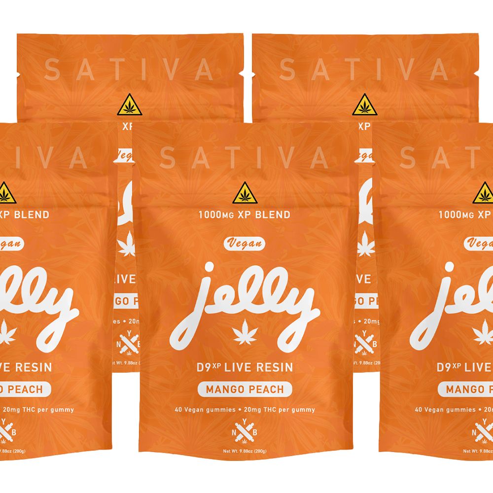 Not Your Bakery Jelly D9XP Vegan Gummies | 1000mg | 40pc | 5pk Bundle