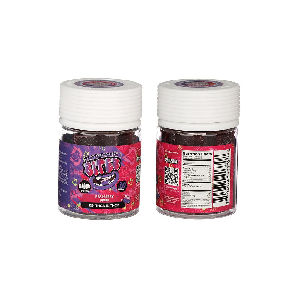 Double Stacked THC Bitez | 20000mg | 10pc | 6pk Display