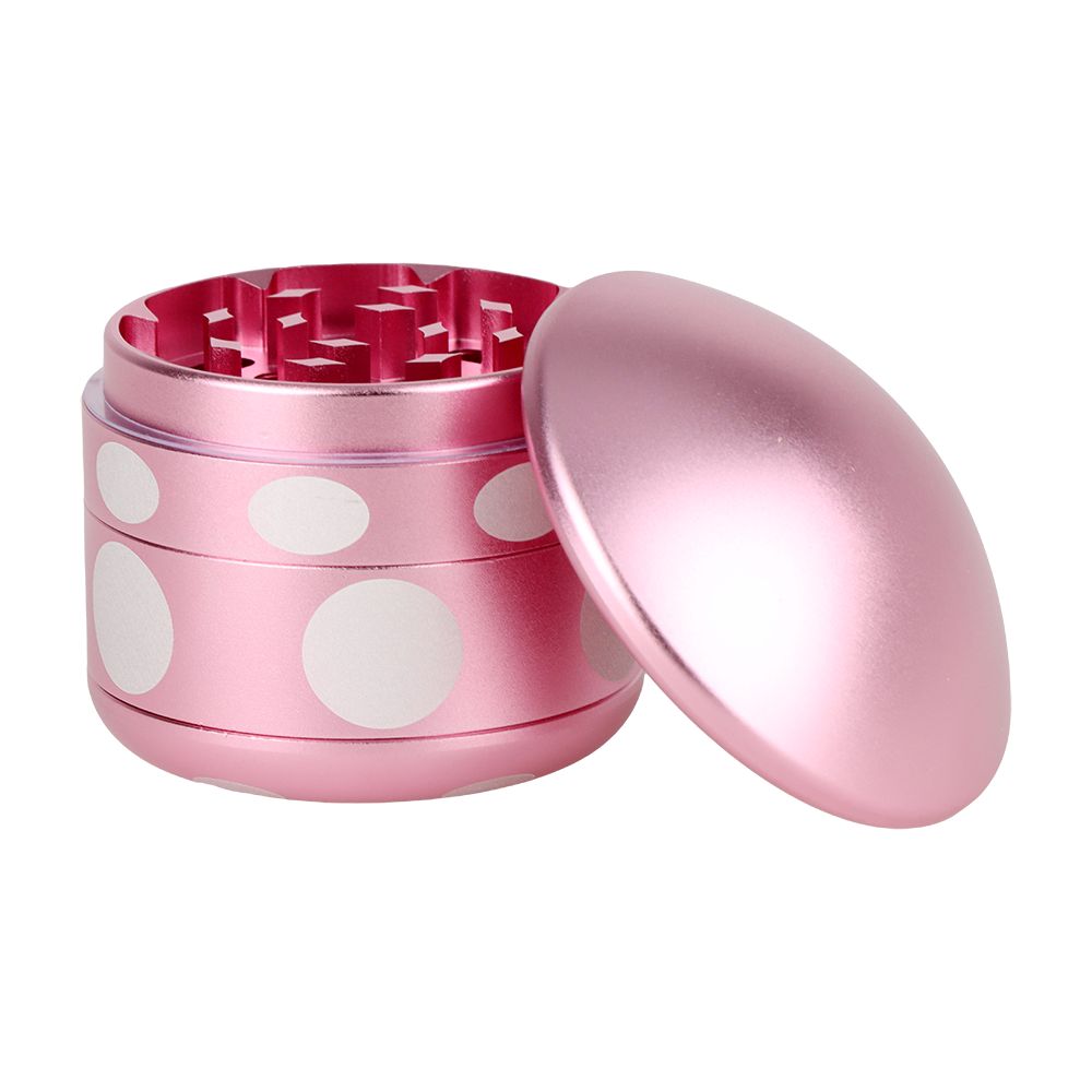 Mushroom Aluminum Grinder - 4pc / 1.8" / Colors Vary