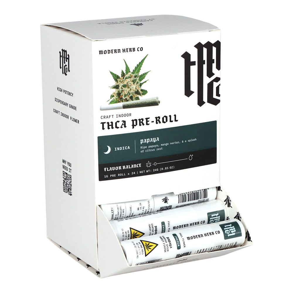 Pre-rollo de THCA de Modern Herb Co | 1 g | Expositor de 24 unidades