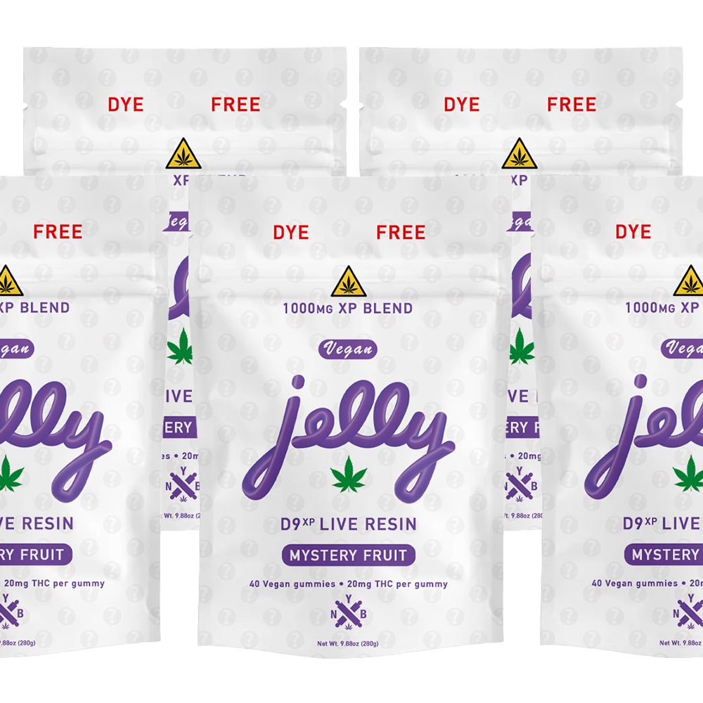 Not Your Bakery Jelly D9XP Vegan Gummies | 1000mg | 40pc | 5pk Bundle