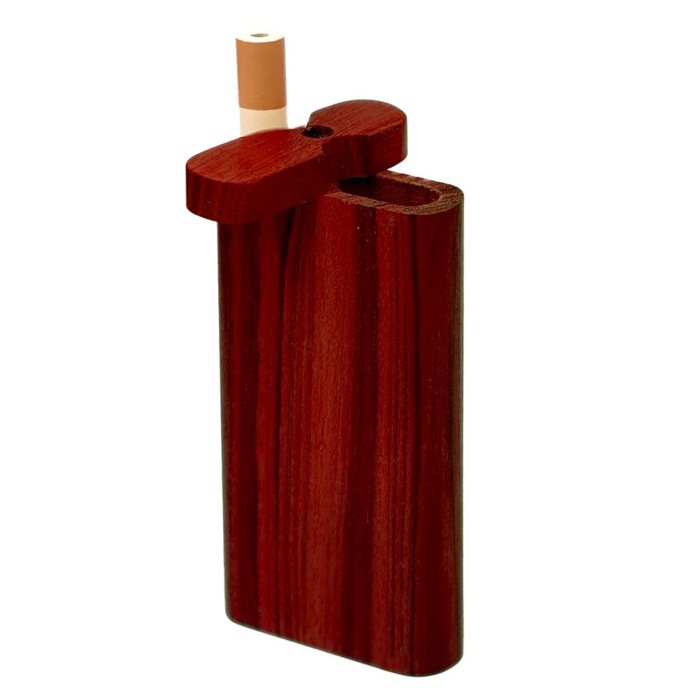 Dugout de madera maciza oscura