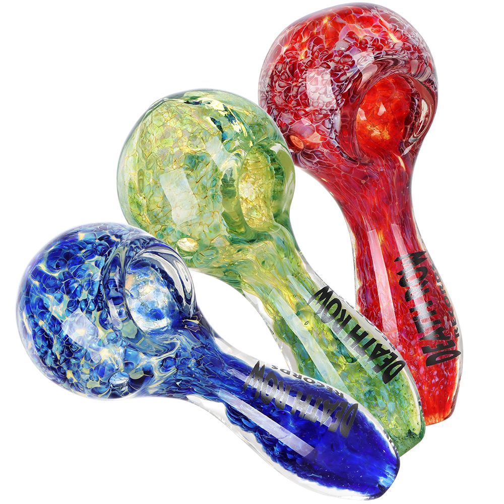 Death Row Records US Frit Glass Spoon Pipe | 4"
