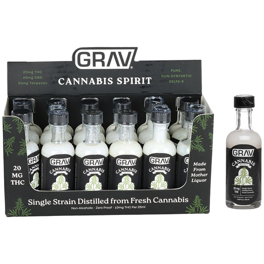 GRAV Black Label D9 THC Spirits - 20mg / 50ML 12ct
