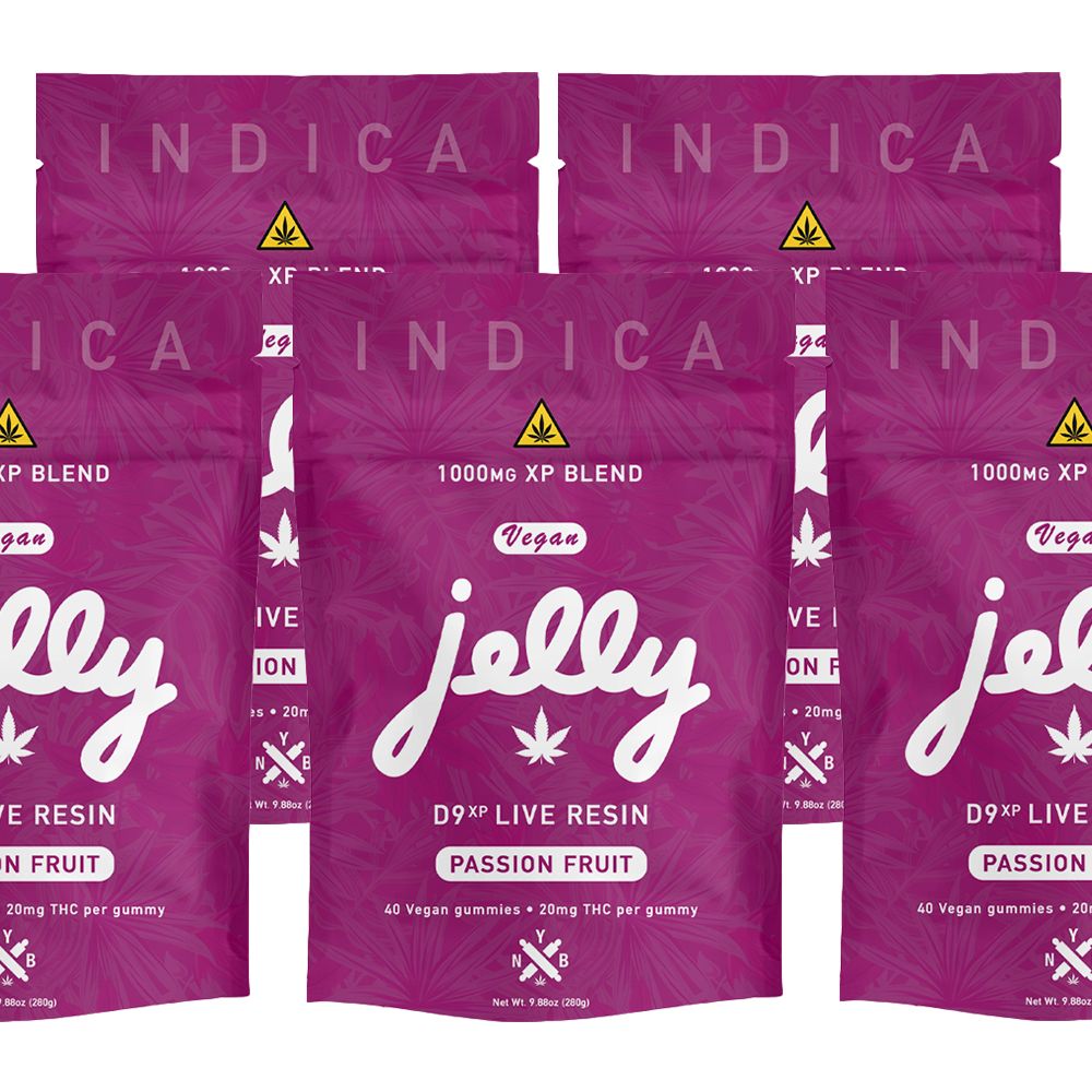 Not Your Bakery Jelly D9XP Vegan Gummies | 1000mg | 40pc | 5pk Bundle