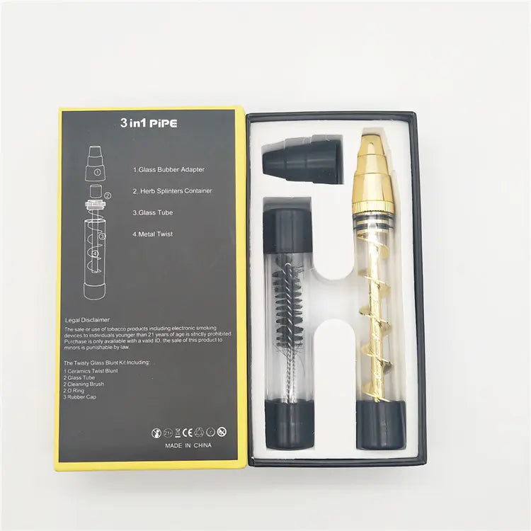 Spiral Dry Burning Glass Blunt