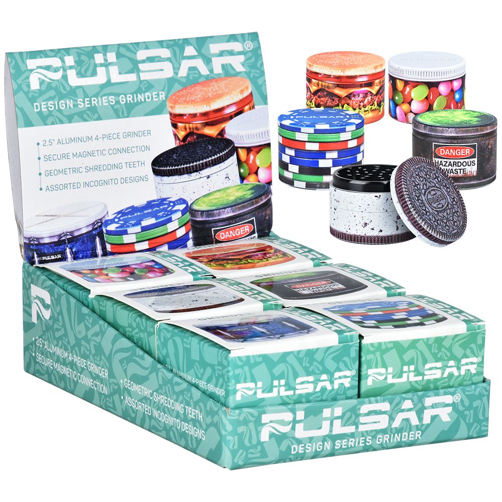 Pulsar OBJEX Design Series Aluminum Grinder | 4pc | 2.5"