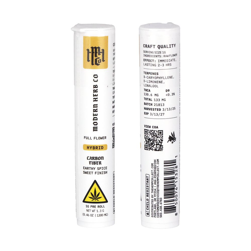 Pre-rollo de THCA de Modern Herb Co | 1 g | Expositor de 24 unidades