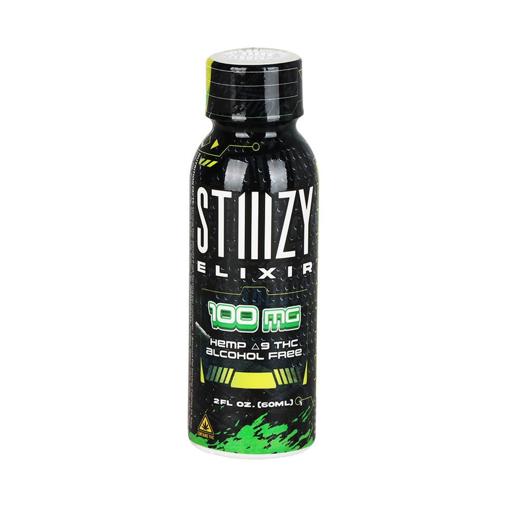 10CT DISPLAY - STIIIZY D9 Hemp Elixir - 2oz / 100mg