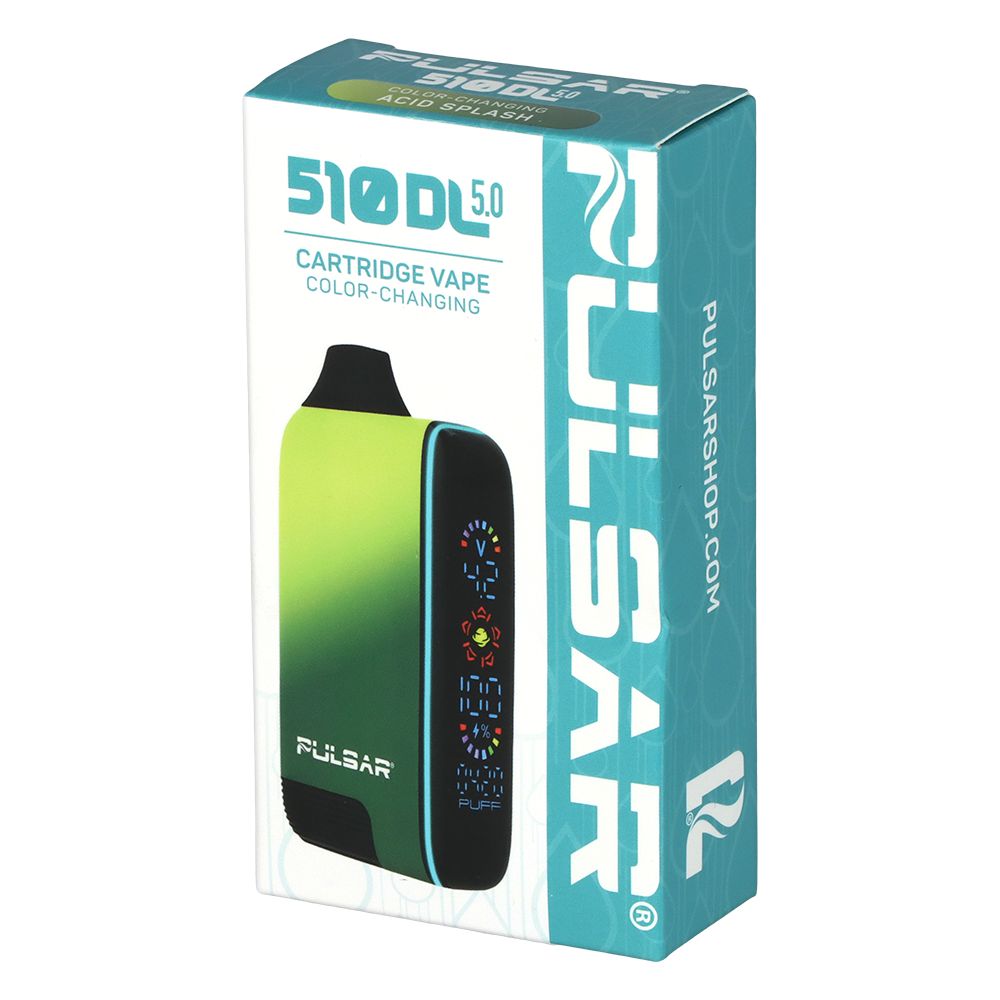 Pulsar 510 DL 5.0 Precision Voltage Control LCD Screen Vape Bar | Thermo Series | 1000mAh