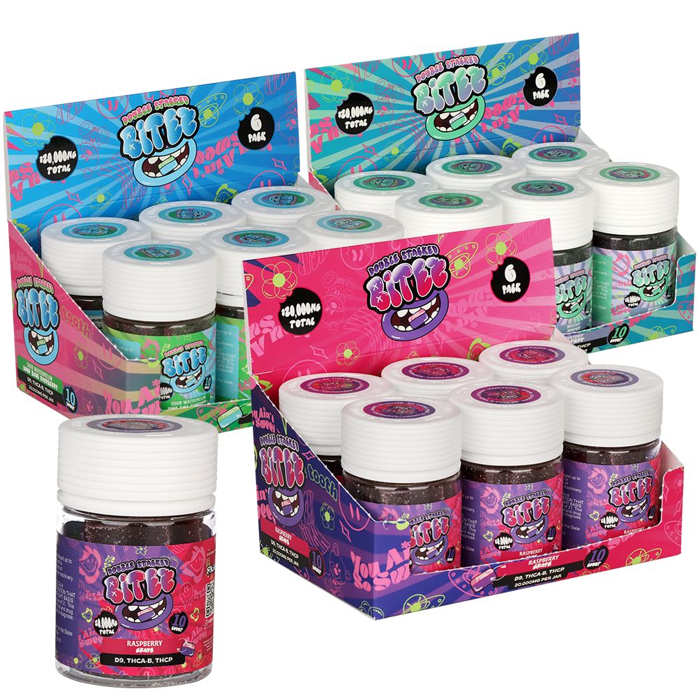 Double Stacked THC Bitez | 20000mg | 10pc | 6pk Display