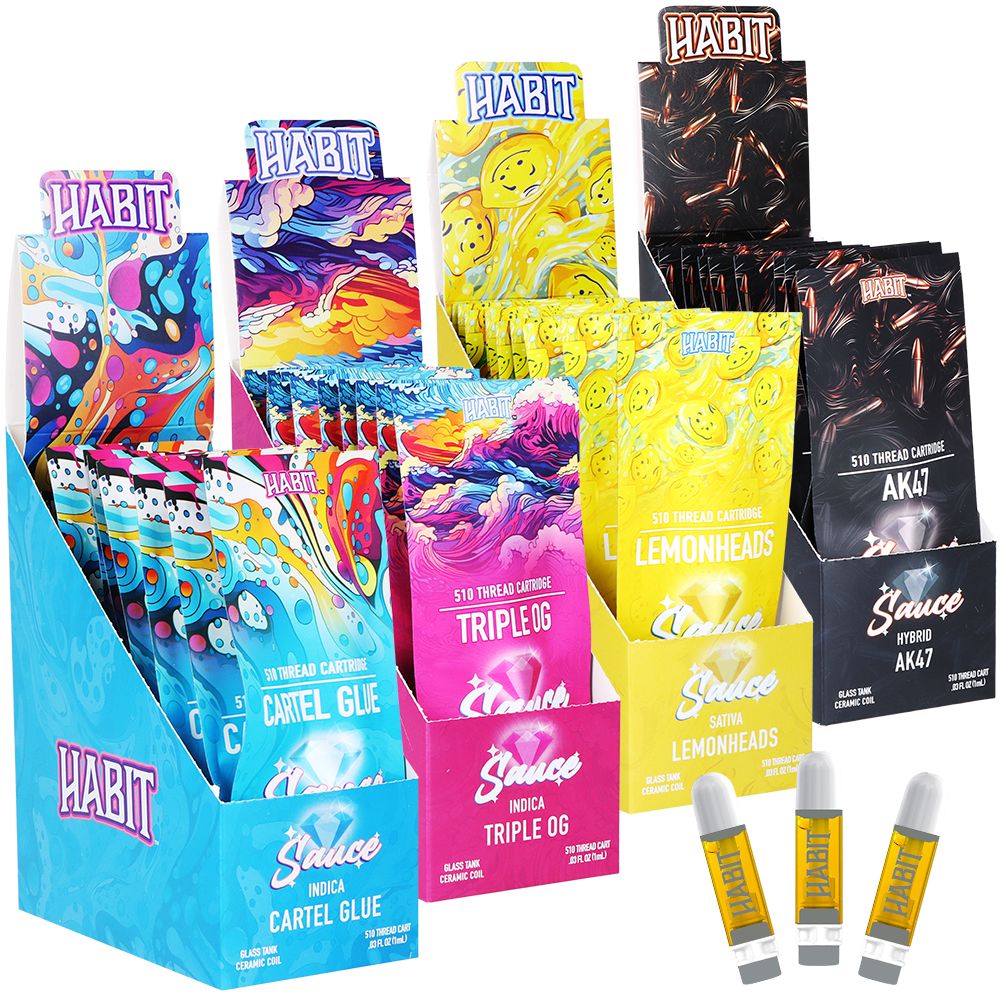 Habit THCA Sauce Ceramic Coil Cartridge | 1g | 10ct