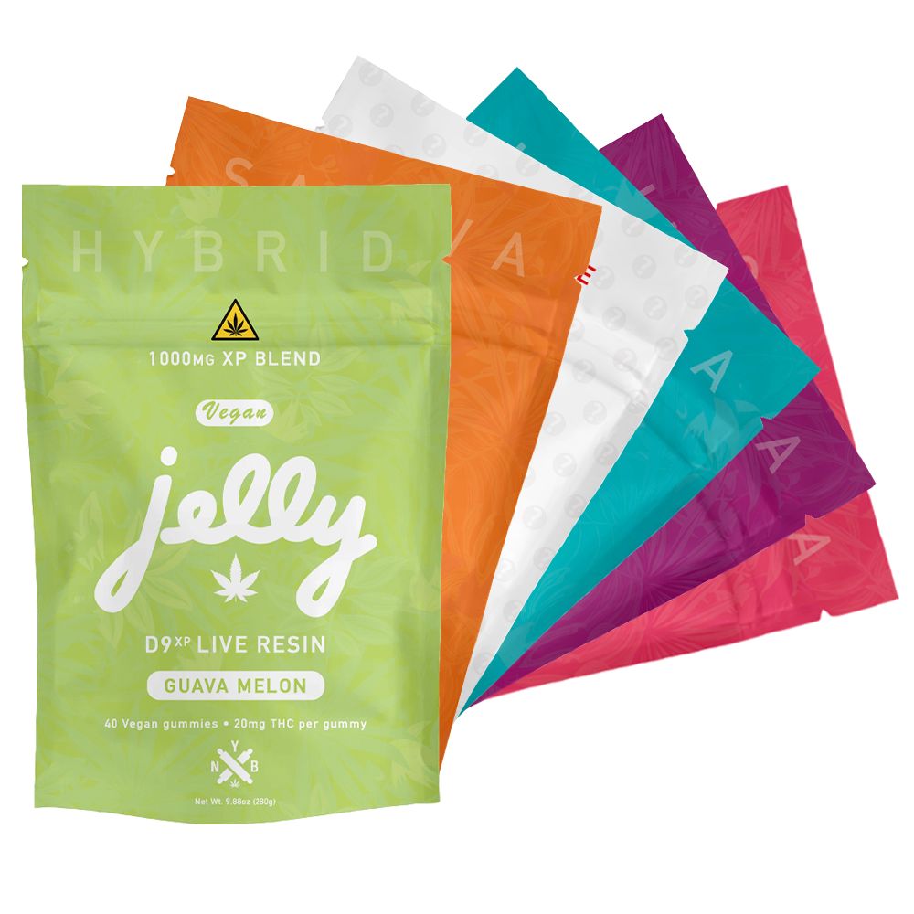 Not Your Bakery Jelly D9XP Vegan Gummies | 1000mg | 40pc | 5pk Bundle