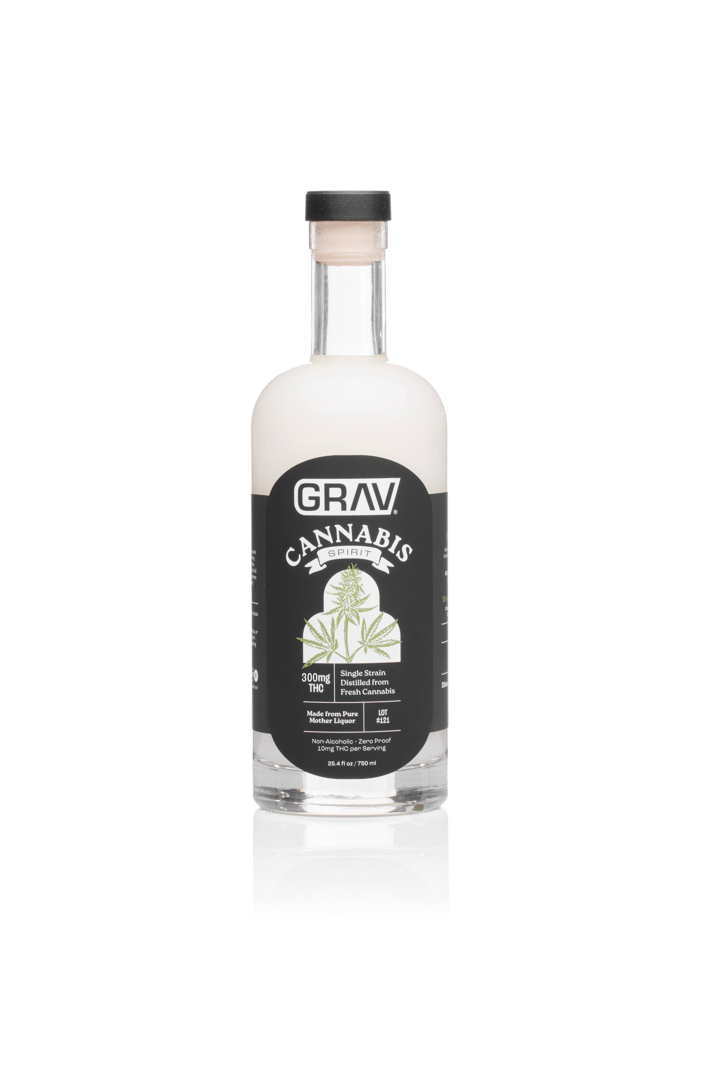 GRAV® Cannabis Spirit 300mg Natural, 750ml Bottle