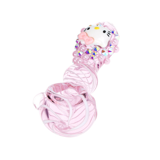 Hello Kitty Glass Spoon Pipe - 4