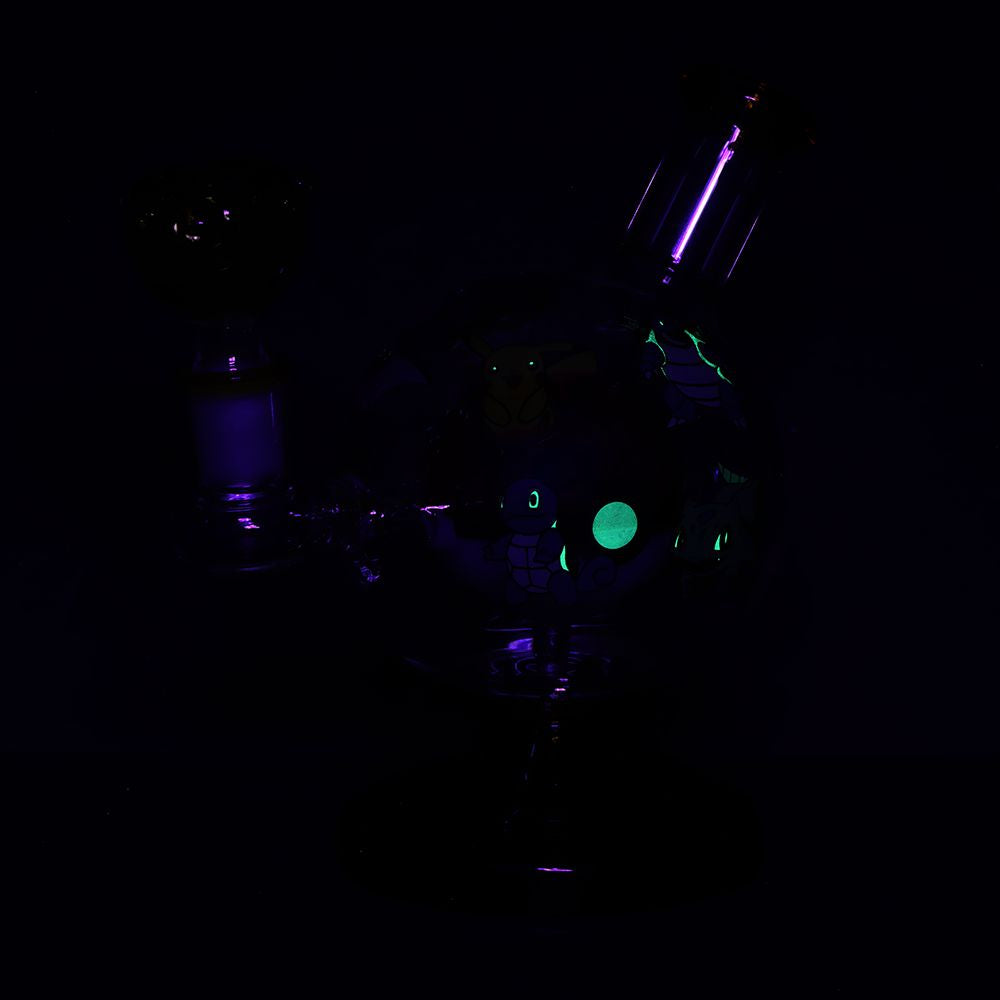 Pokemon Glass Water Pipe - 6" / 14mm F