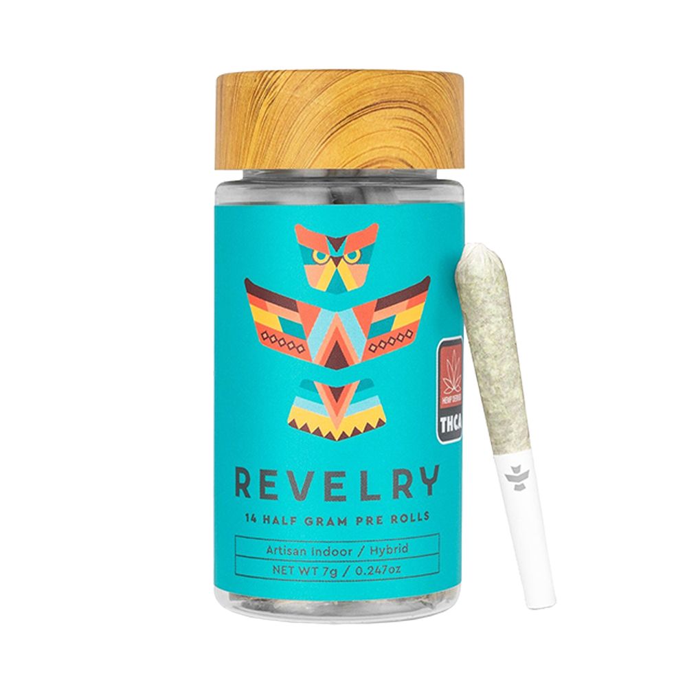 Revelry Premium Indoor THCA Pre-Rolls | 0.5g | 14pc Pack