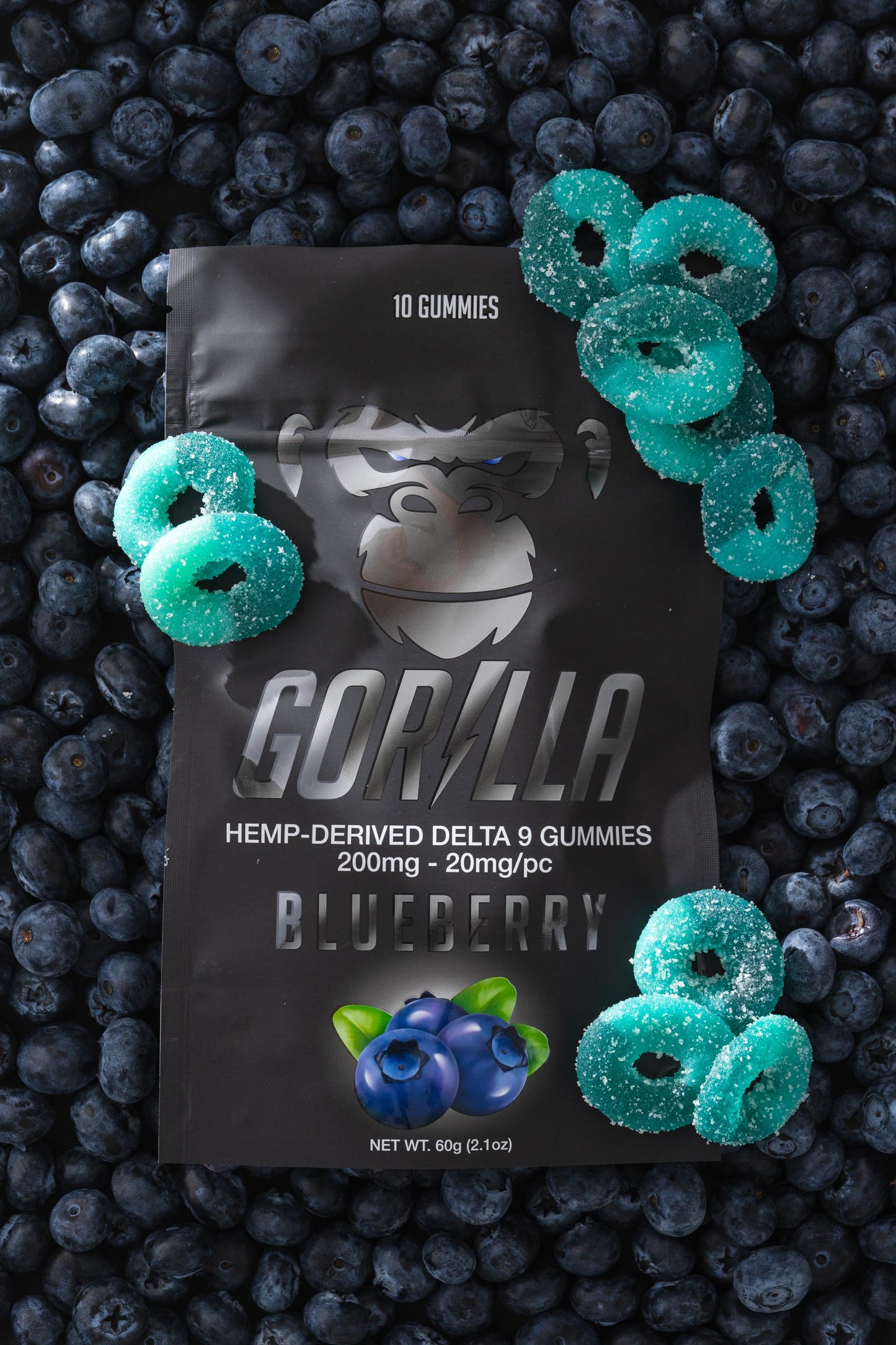 Gorilla THC Gummies - 20MG Delta 9 (10pc)