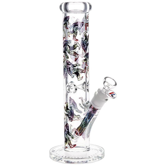 Pulsar Design Series Straight Tube Glass Water Pipe | 12" | 14mm F