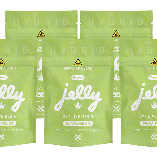 Not Your Bakery Jelly D9XP Vegan Gummies | 1000mg | 40pc | 5pk Bundle