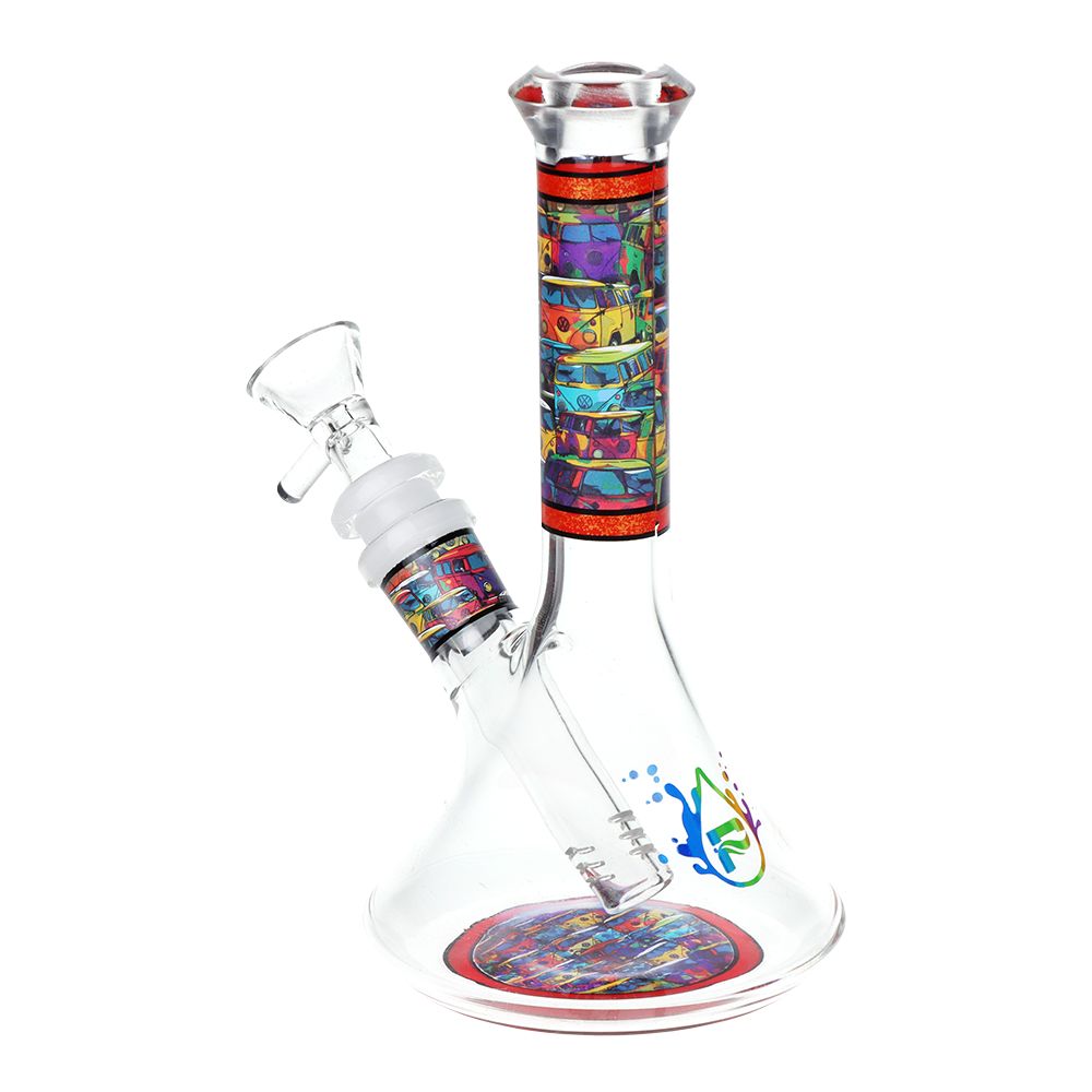 Pulsar Design Series Flared Beaker Glass Water Pipe | 6.75" | 14mm F