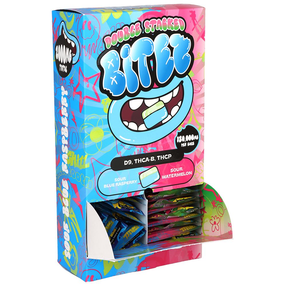 Double Stacked THC Bitez | 2000mg | 2pc | 60pk Display